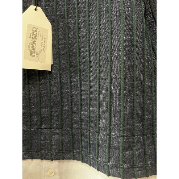 $82 English Factory Navy Blue White Combo Layered Shirt Sweater Top Preppy Sz-S - Picture 9 of 10